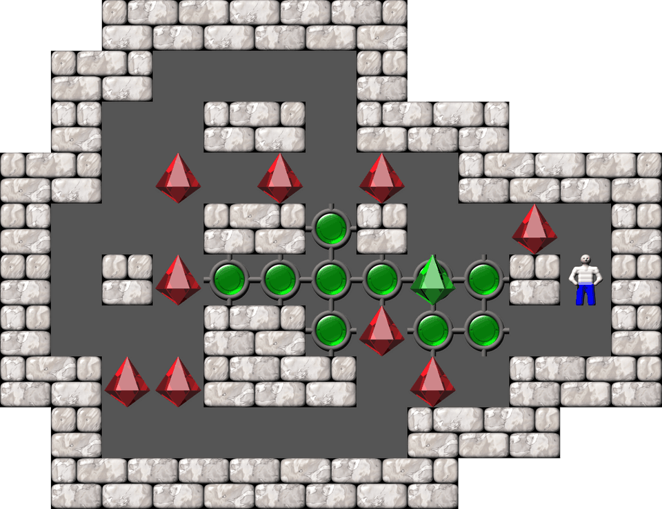 Sokoban Tertius gradus ad Olympo 1 level 18